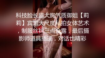 科技脸长腿大胸气质御姐【莉莉】宾馆大尺度私拍女体艺术，制服丝袜三点全露，最后摄影师道具插逼，对话也精彩