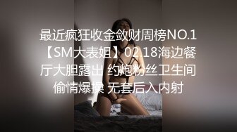 最近疯狂收金敛财周榜NO.1【SM大表姐】02.18海边餐厅大胆露出 约炮粉丝卫生间偷情爆操 无套后入内射