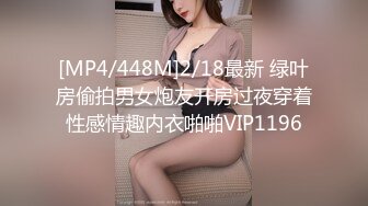 [MP4/448M]2/18最新 绿叶房偷拍男女炮友开房过夜穿着性感情趣内衣啪啪VIP1196