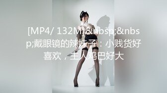 [MP4/ 132M]&nbsp;&nbsp;戴眼镜的辣妹子：小贱货好喜欢，主人鸡巴好大