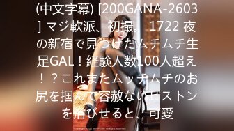 (中文字幕) [200GANA-2603] マジ軟派、初撮。 1722 夜の新宿で見つけたムチムチ生足GAL！経験人数100人超え！？これまたムッチムチのお尻を掴んで容赦ないピストンを浴びせると、可愛