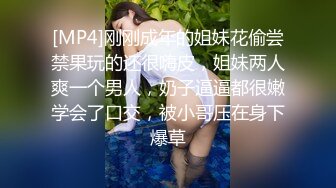 [MP4]刚刚成年的姐妹花偷尝禁果玩的还很嗨皮，姐妹两人爽一个男人，奶子逼逼都很嫩学会了口交，被小哥压在身下爆草