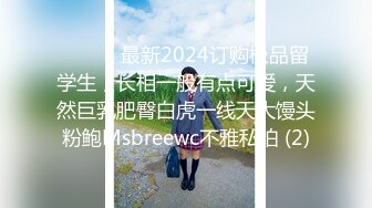 ⚫️⚫️最新2024订购极品留学生，长相一般有点可爱，天然巨乳肥臀白虎一线天大馒头粉鲍Msbreewc不雅私拍 (2)