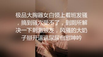 极品大胸器女白领上着班发骚，搞到骚穴受不了，到厕所解决一下刺激狼友，风骚的大奶子掰开逼逼尿尿自慰呻吟