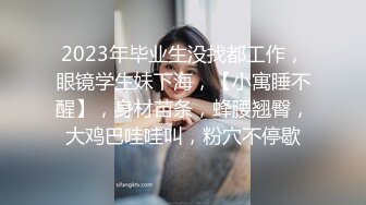 2023年毕业生没找都工作，眼镜学生妹下海，【小寓睡不醒】，身材苗条，蜂腰翘臀，大鸡巴哇哇叫，粉穴不停歇