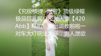 《究极核弹✅泄密》顶级绿帽极品巨乳网红反差人妻【420Abb】私拍，露出调教啪啪一对车大灯玩法太多，男人泄欲神器