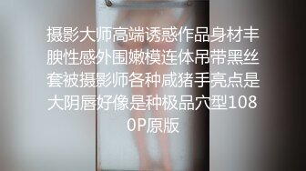 摄影大师高端诱惑作品身材丰腴性感外围嫩模连体吊带黑丝套被摄影师各种咸猪手亮点是大阴唇好像是种极品穴型1080P原版