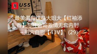 最美满背纹身大姐大【红袖添香】与社会哥激情无套内射 ～扣穴自慰【43V】  (29)