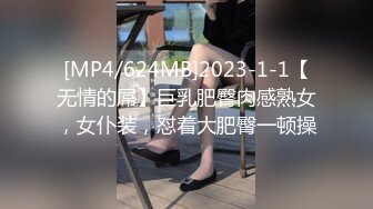 [MP4/624MB]2023-1-1【无情的屌】巨乳肥臀肉感熟女，女仆装，怼着大肥臀一顿操